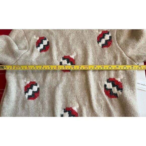 NWT Cupcake and Cashmere Candy Canes Super Soft Christmas Sweater Sz Medium - Picture 5 of 9